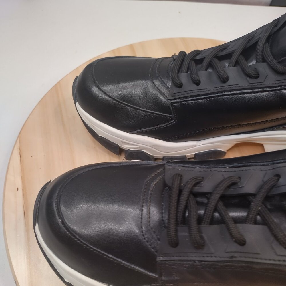 Kenneth Cole New York Nikos Black & White Chunky Platform Sneakers Women US 10M - Picture 5 of 14